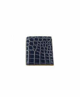 セカンドエフォート 本革/クロコダイル 二つ折り財布 030696