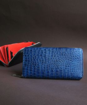 <br>本革/クロコダイルラウンド型長財布  031565 